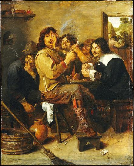 Adriaen Brouwer The Smokers France oil painting art